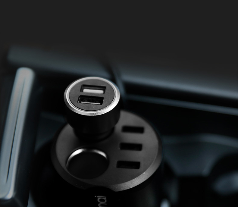 Автомобільний зарядний пристрій 70Mai Car charger 3USB Black CC01 USB