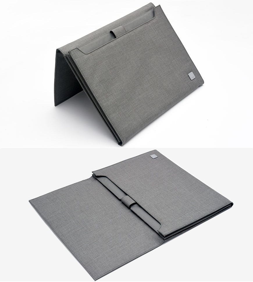 Чохол кишеня KACO Mi Notebook ALIO Premium Business Folder в розгорнутому вигляді