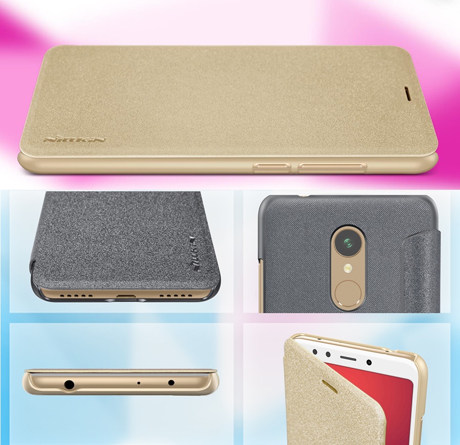 Чохол книжка Nillkin Sparkle Leather Case SP-LC Xiaomi Redmi 5 вирізи під інші роз'єми