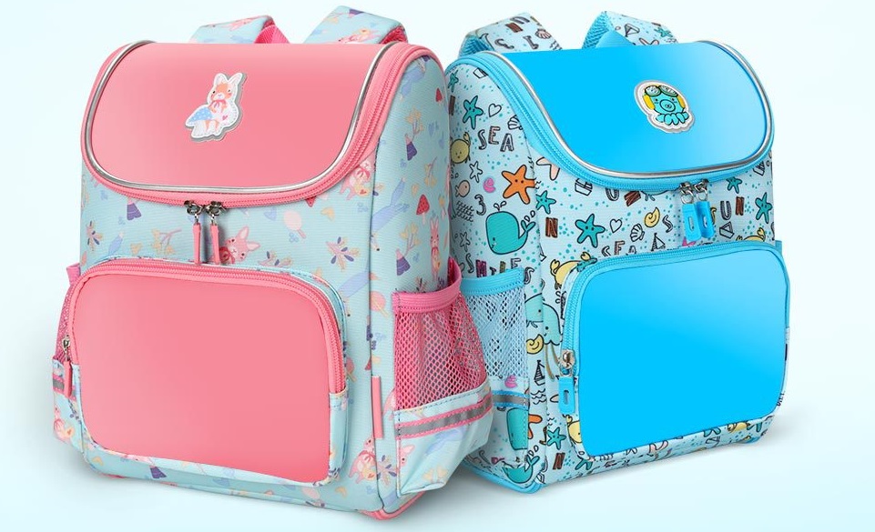 Дитячий рюкзак XiaoYANG Baby schollbag крупним планом в двох кольорах