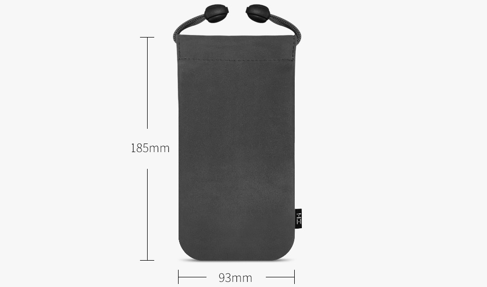 Чохол сумка для ZMi QB820 Universal Flannel Bag розмір