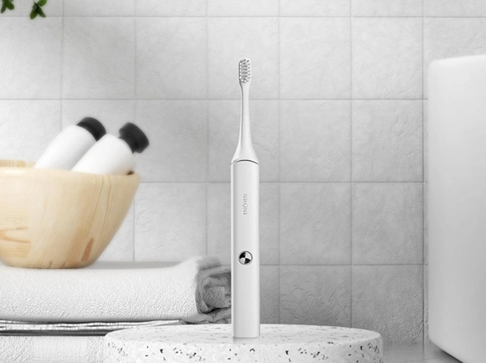 насадки для зубної щітки ENCHEN Electric Toothbrush Aurora T+ білі вигляд