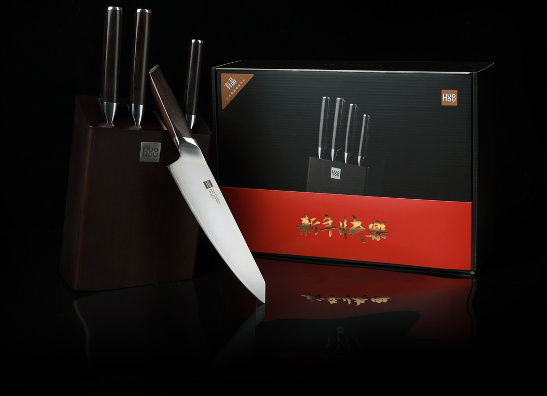 Huo Hou Knife Set Fire Composite Steel елітний комплект ножів