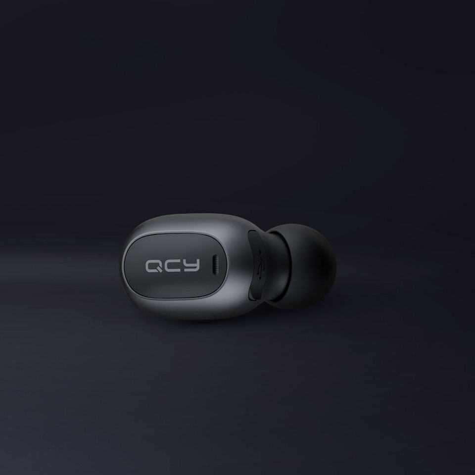 Бездротові навушники QCY MINI2 в чорному кольорі