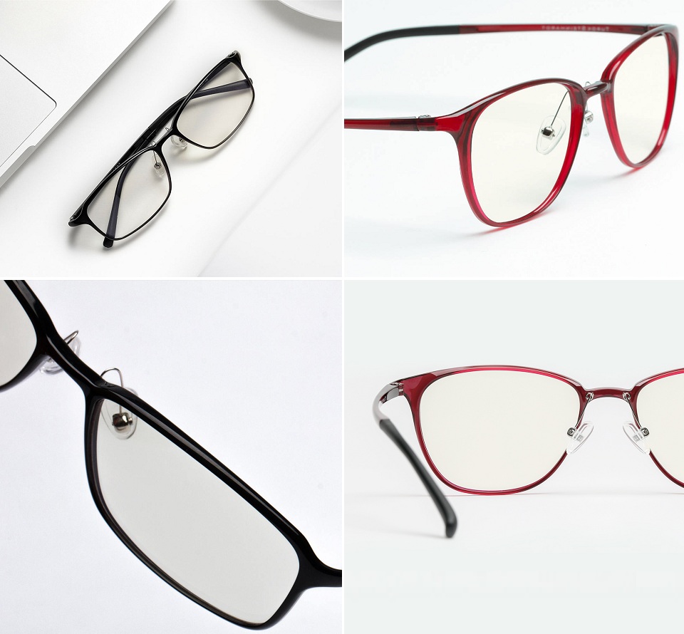 Окуляри Turok Steinhardt Anti-blue Glasses Red в різних ракурсах