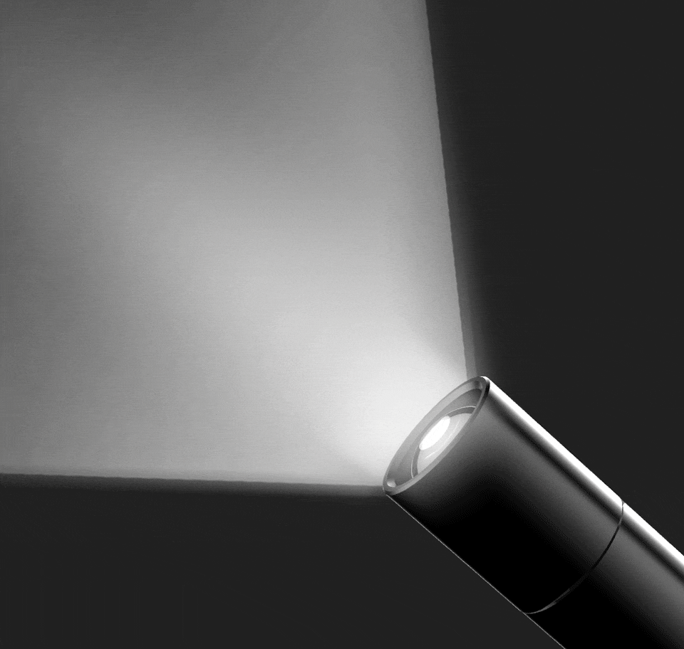 Ліхтарик Xiaomi BEEBEST Zoom Flashlight Black 1000 Lumens FZ101 регулювання кута освітлення