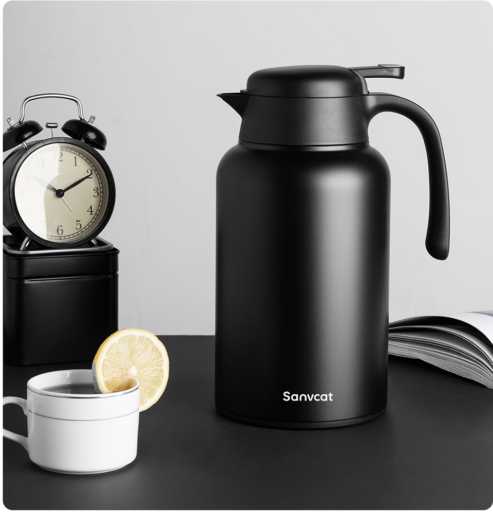Xiaomi Sanvcat Stainless Vacuum Cup в чорному кольорі