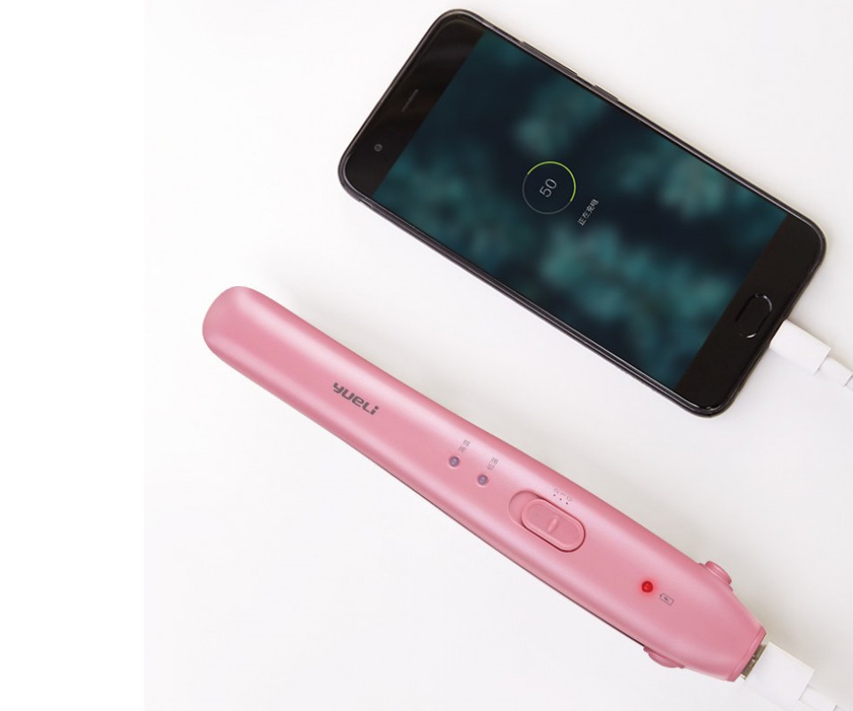 Випрямляч для волосся Xiaomi Yueli Hair Straightener заряджання смартфона